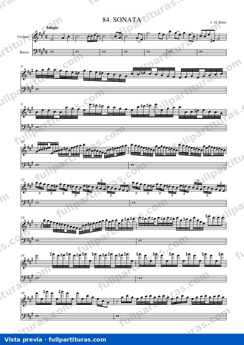 Violin Sonata, C 108 E Dur — preview