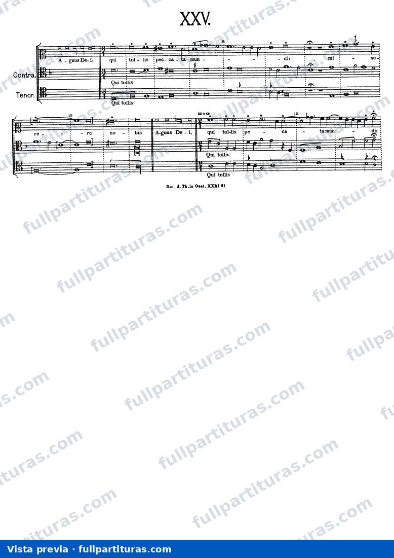Agnus Dei (Alto, 2 Tenores) — preview