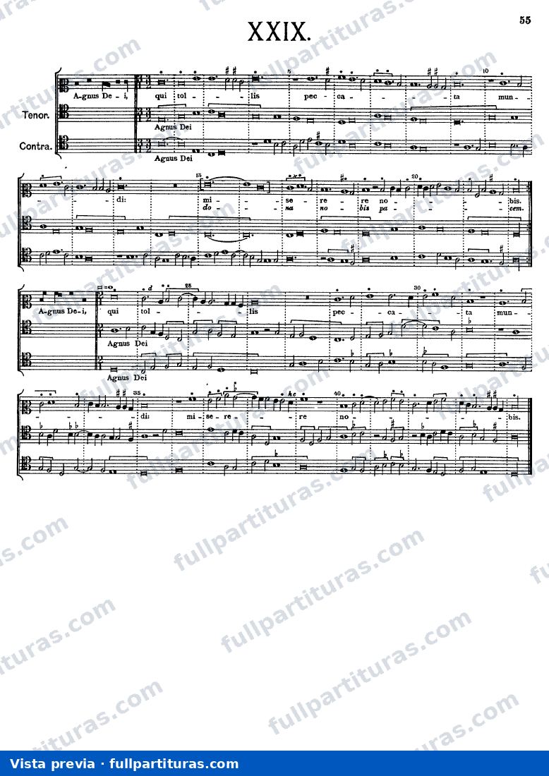 Agnus Dei (Alto, 2 Tenores) — preview
