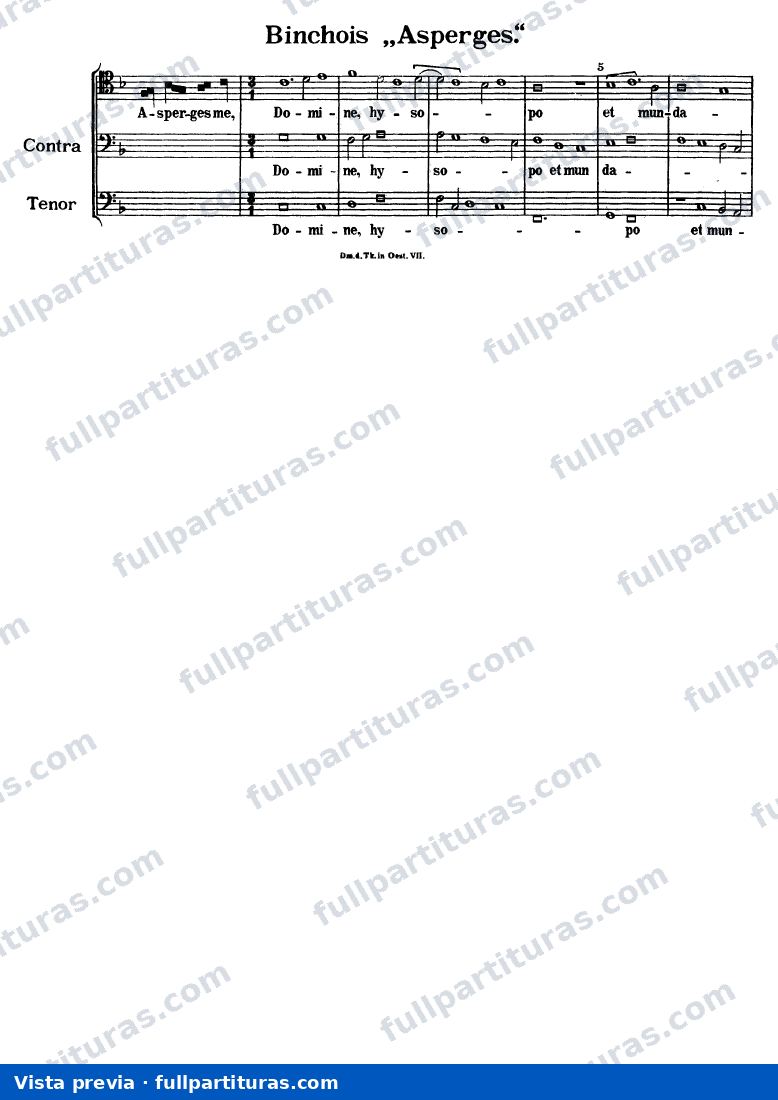 Asperges me — preview