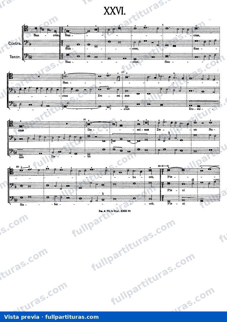 Sanctus (Mezzo soprano, 2 bajos) — preview