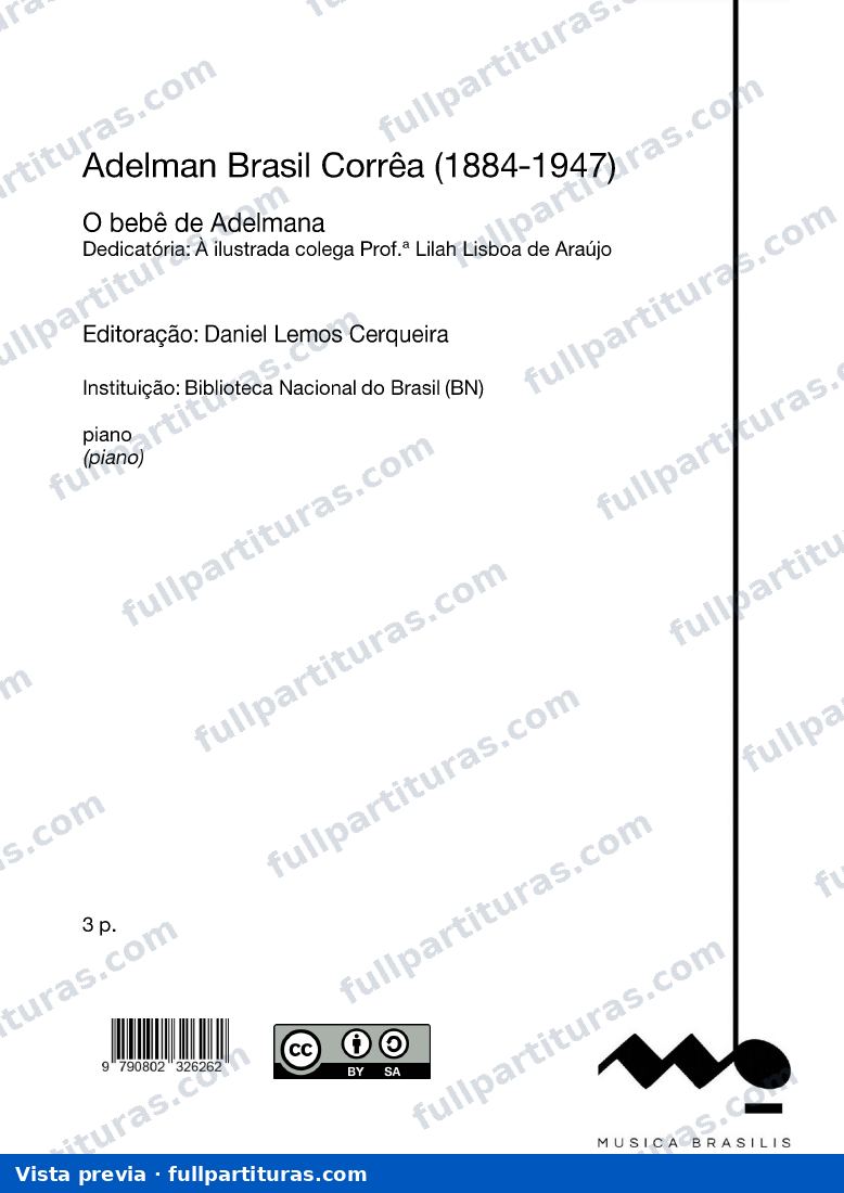 O bebê de Adelmana — preview