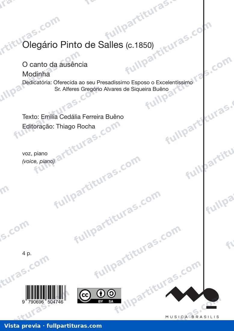 O canto da ausência — preview