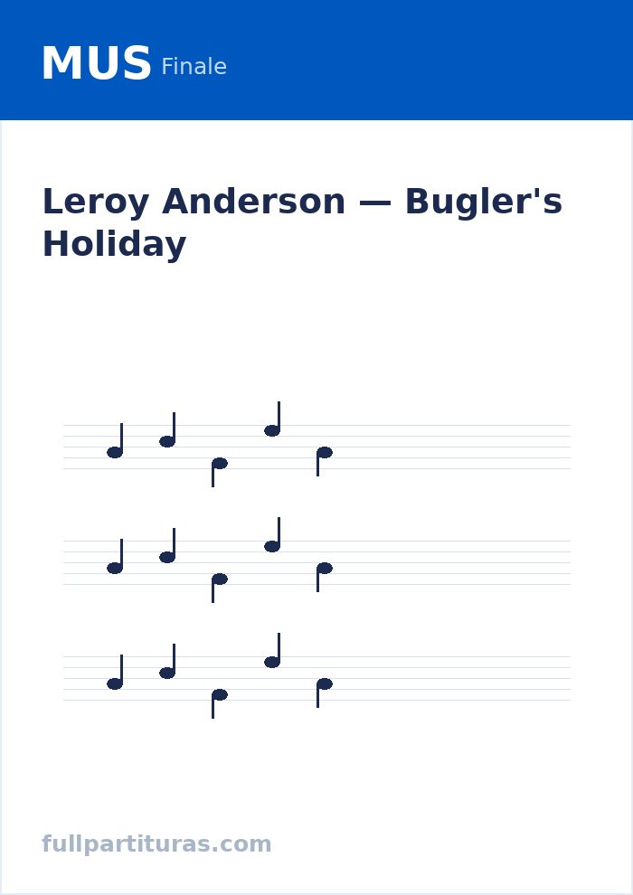 Bugler's Holiday — Vorschau