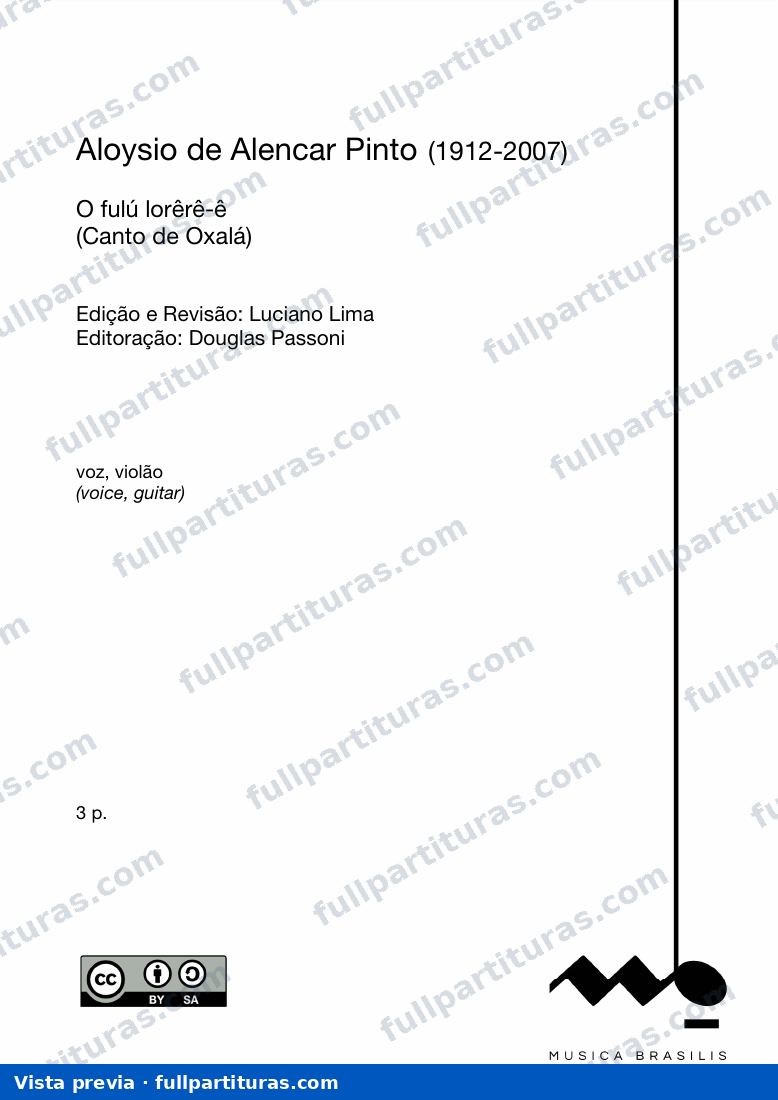 O fulú lorêrê-ê — preview