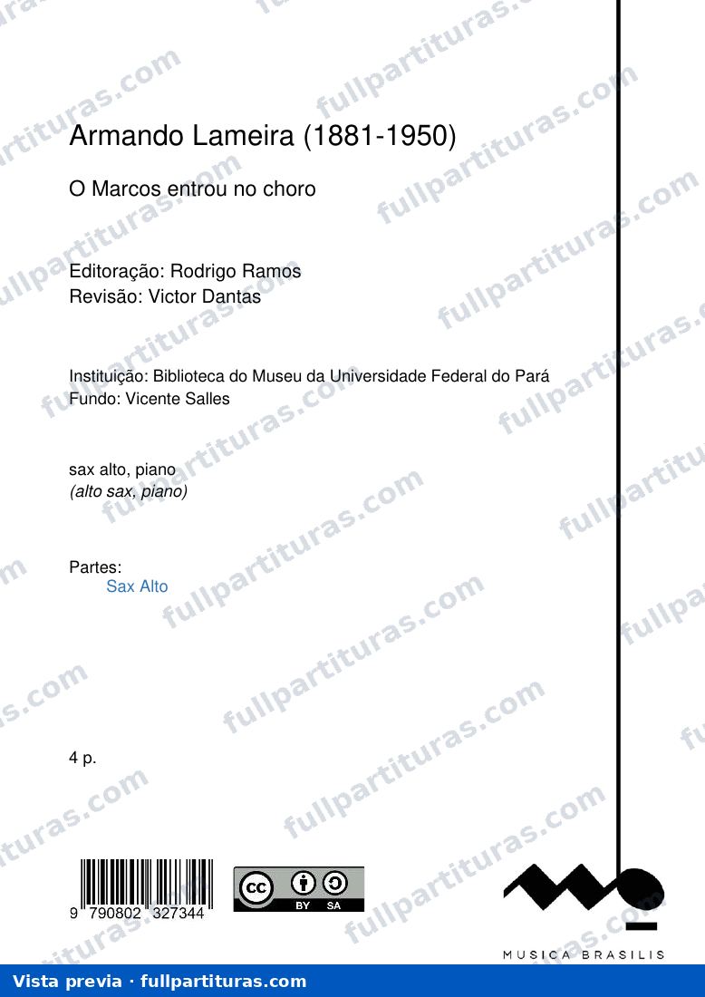 O Marcos entrou no choro — preview
