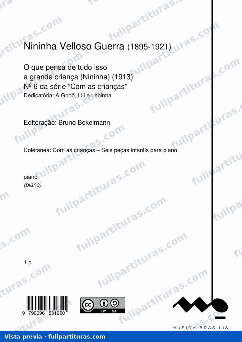 O Que Pensa De Tudo Isso — preview