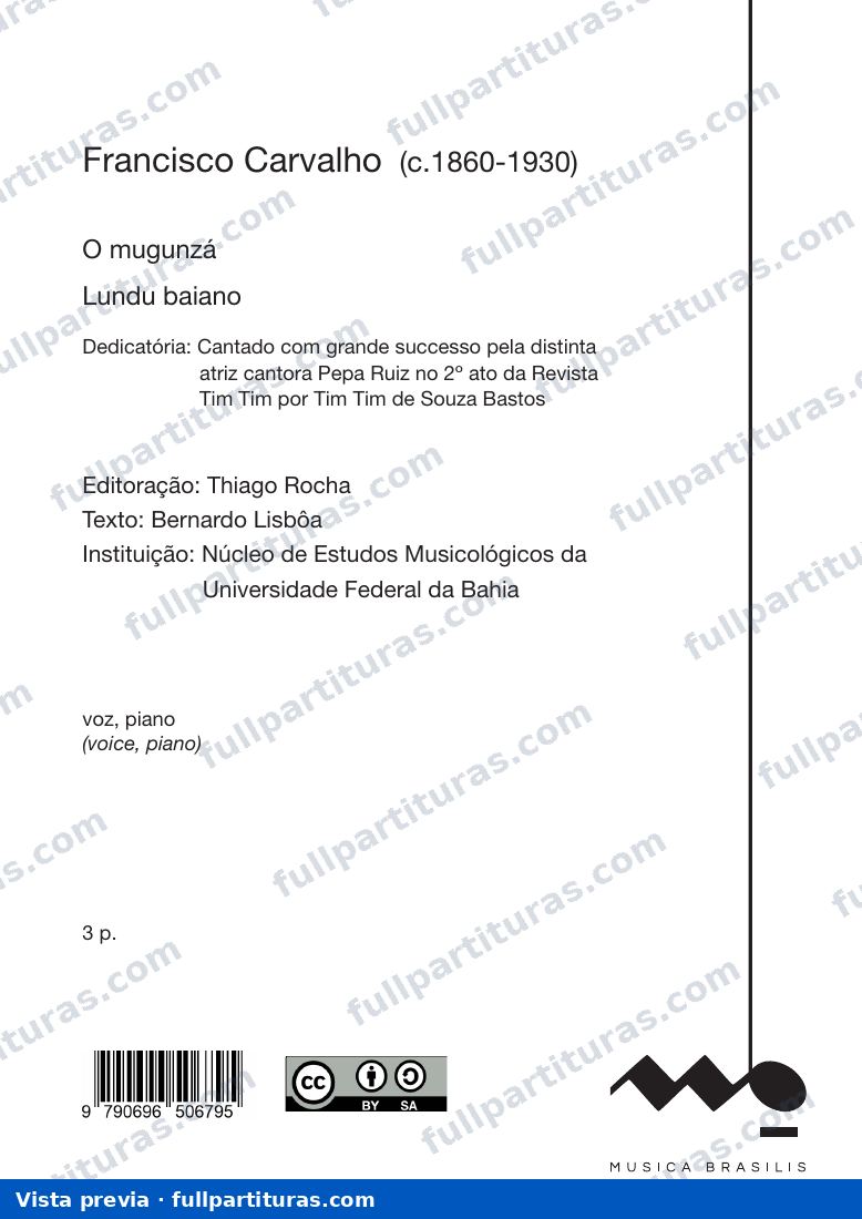 O mugunzá — preview