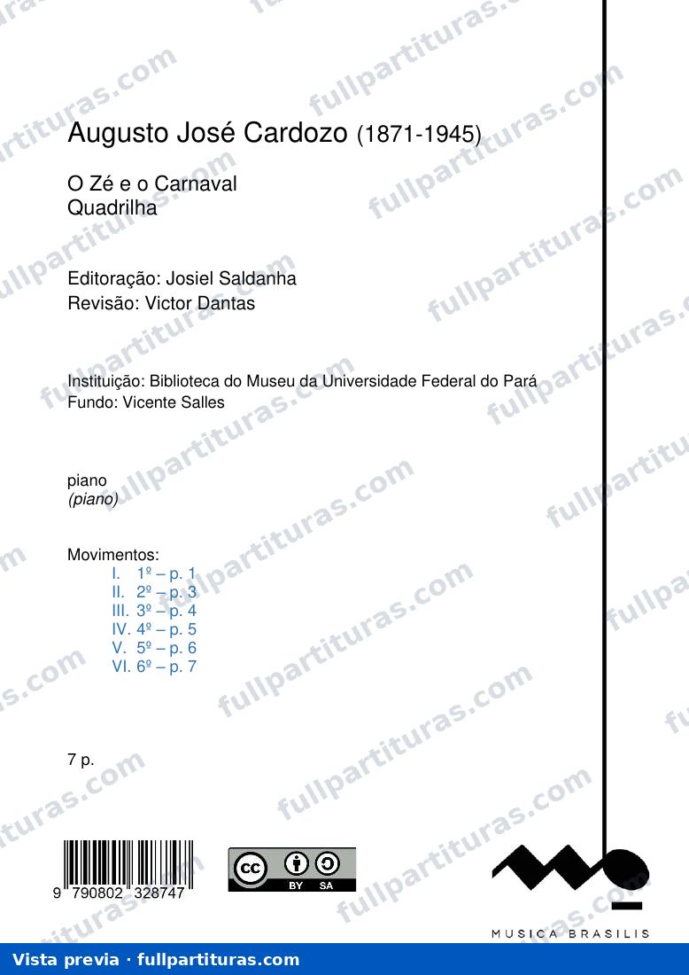 O Zé e o carnaval — preview