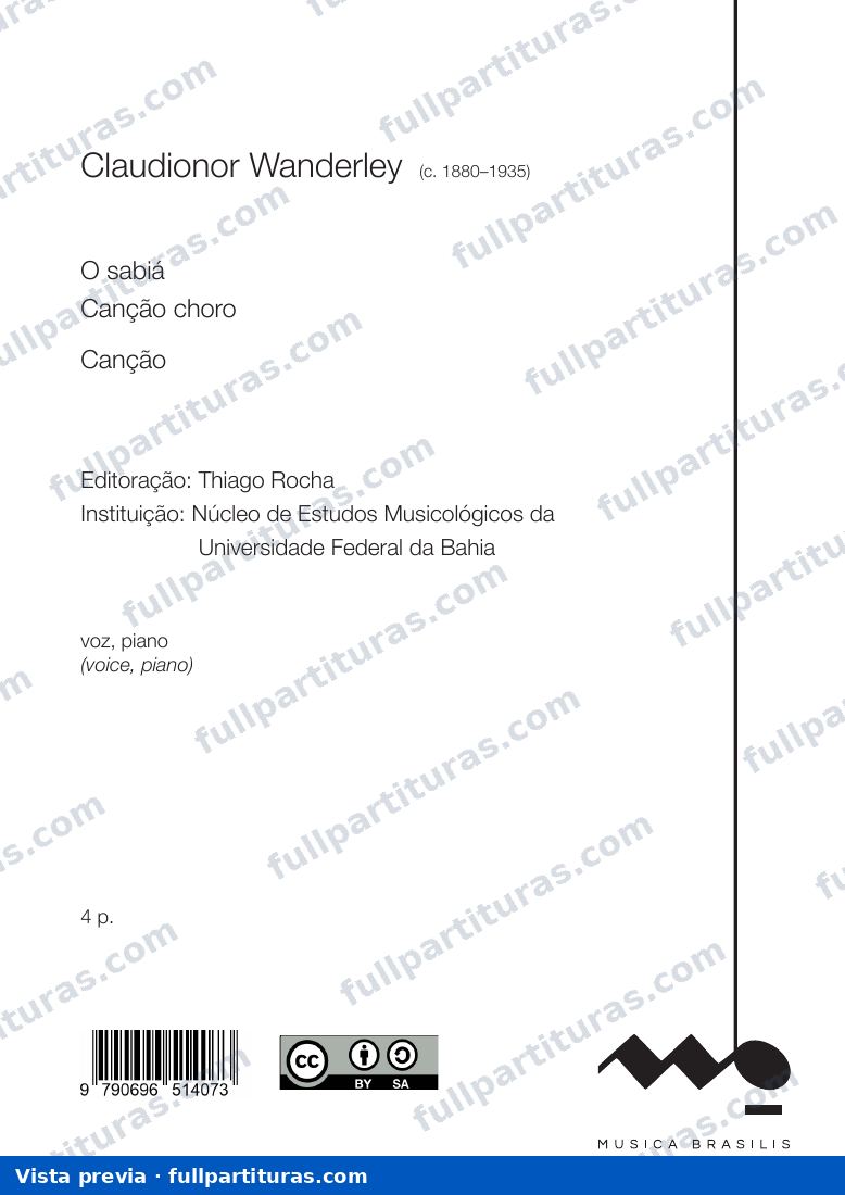 O sabiá — preview