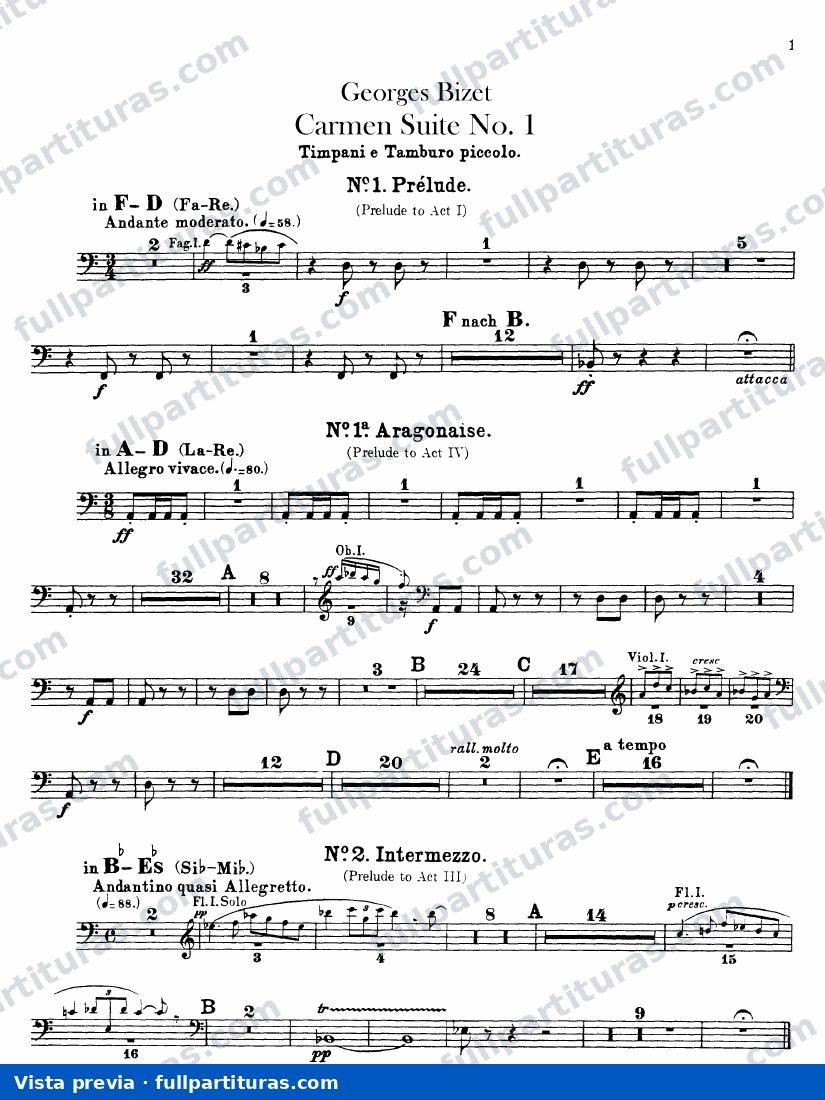 Timbal, pandereta, Triángulo, Caja y Platillos — preview