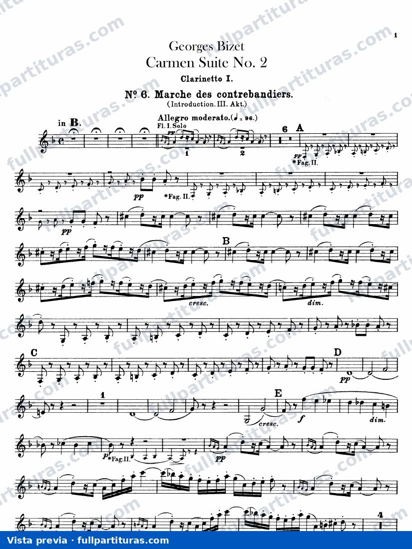 Clarinete 1, 2 — preview