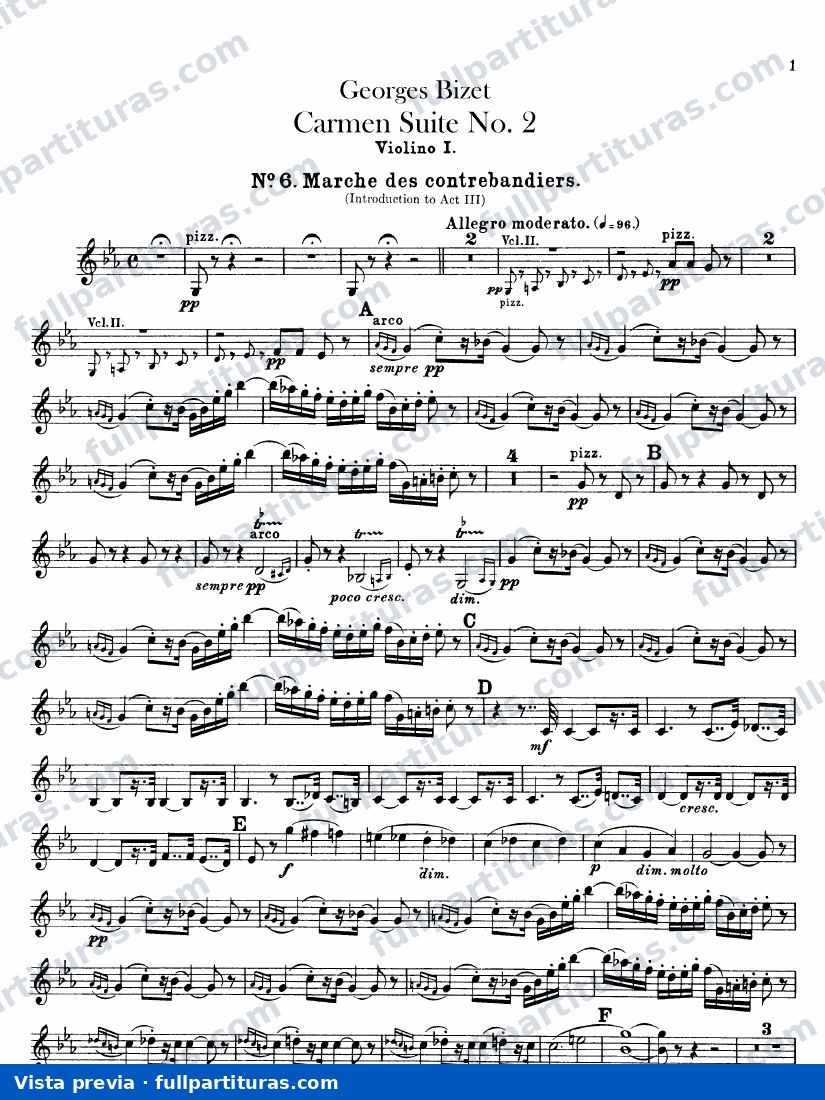 Violins I, II — preview
