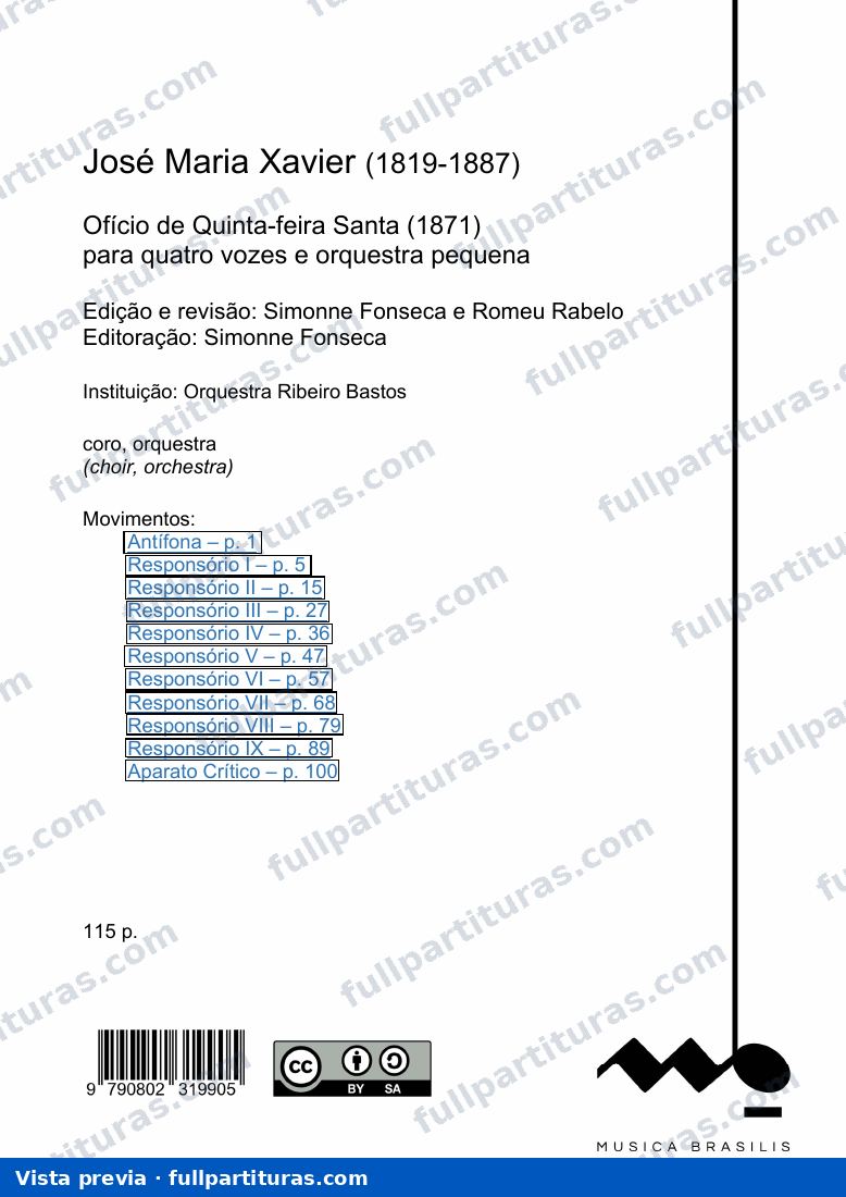 Ofício de Quinta-feira Santa — preview