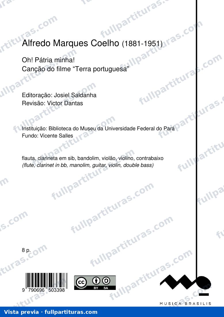 Oh! Pátria minha! — vista previa
