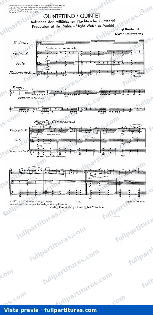 Introducción y Fandango: Quintet No.60 in C major, G.324 — aperçu
