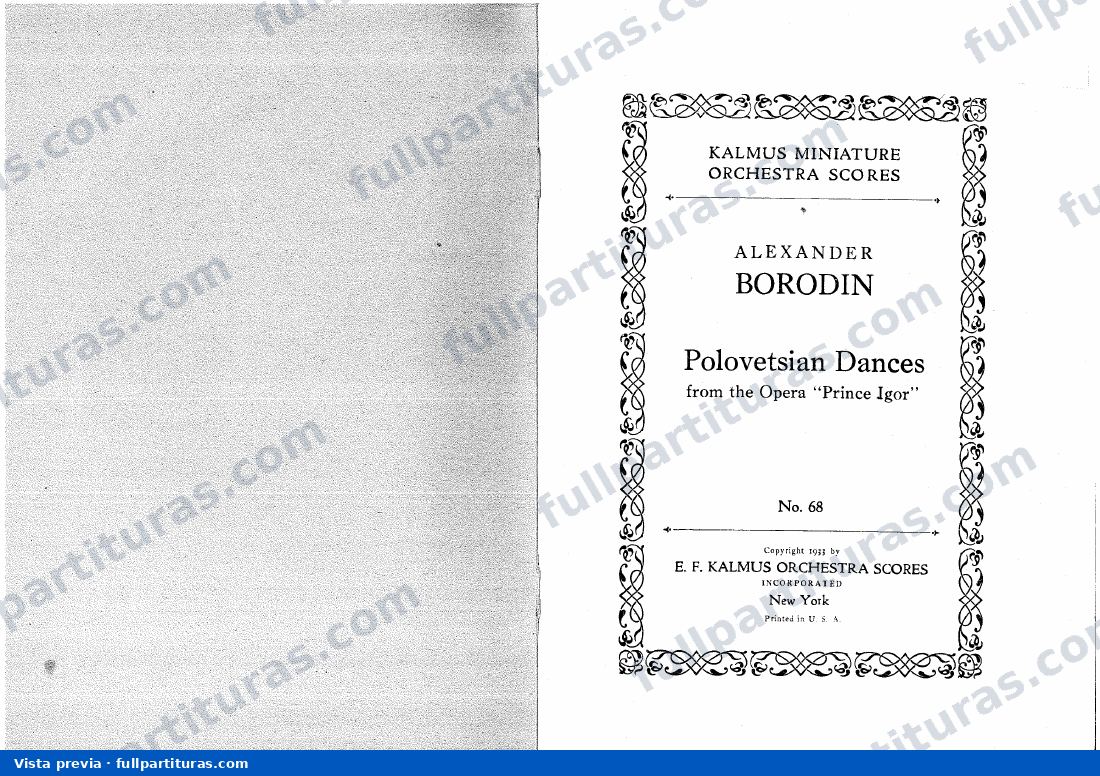 Danzas Polovetzianas — preview