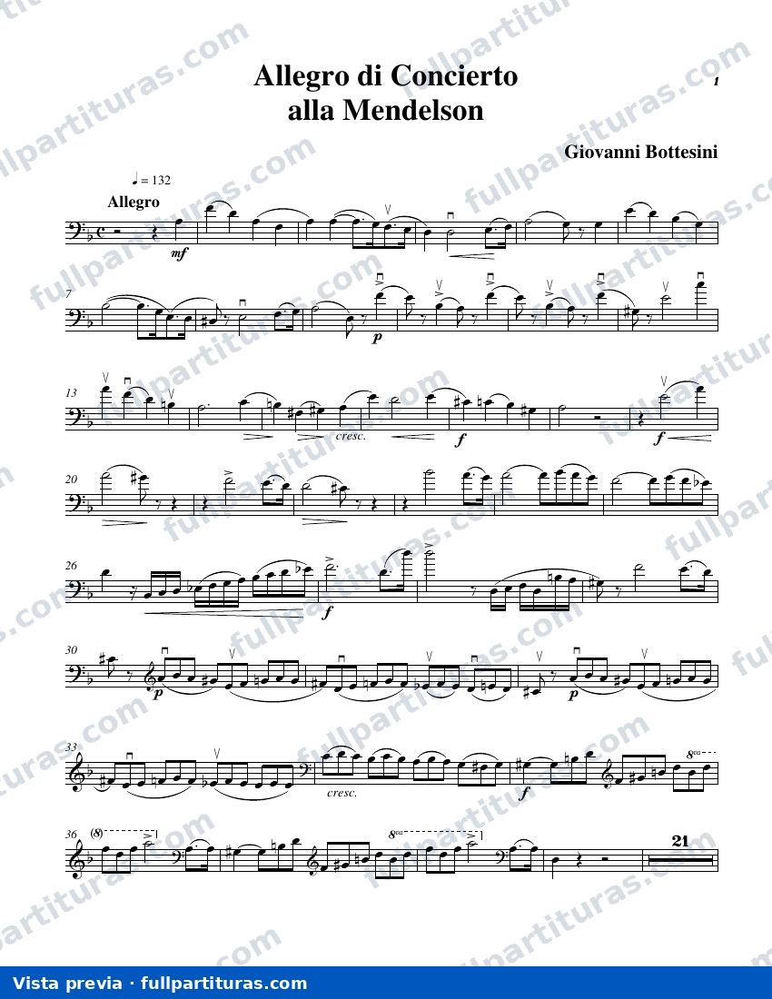Tercer Libro: Allegro alla Mendelssohn — preview