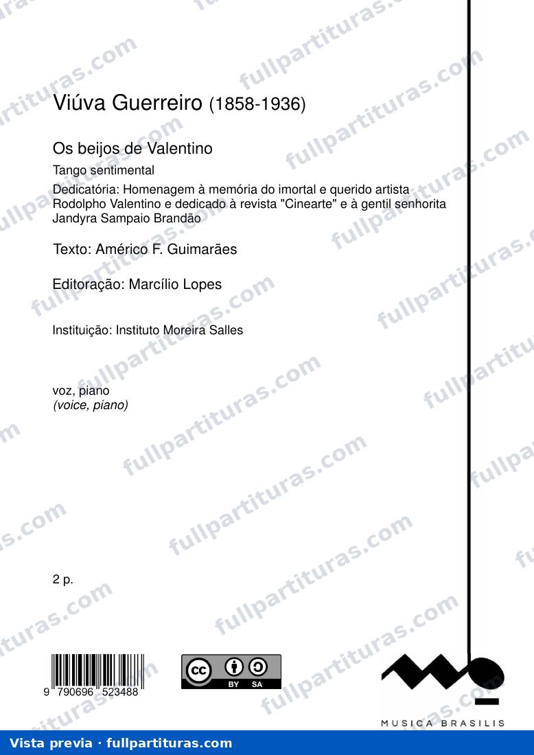 Os Beijos De Valentino — preview