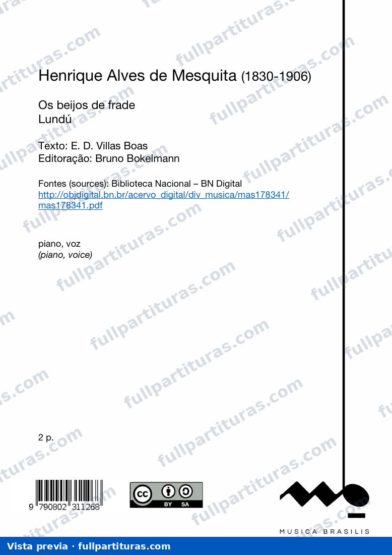 Os beijos de frade — preview