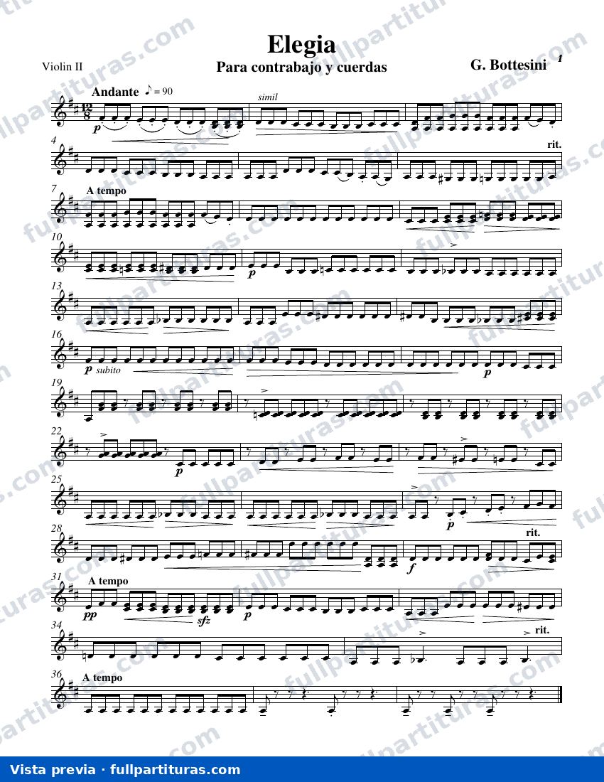 Violín II — preview
