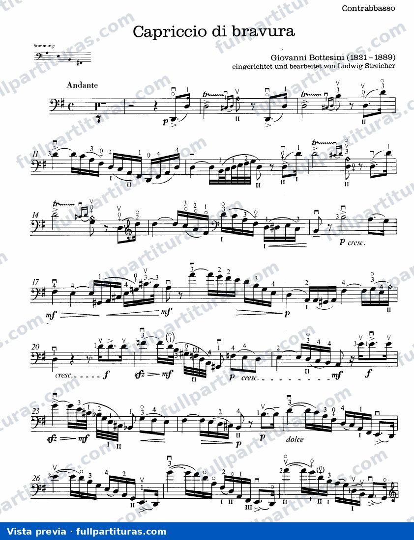 Capriccio di Bravura en La M — preview