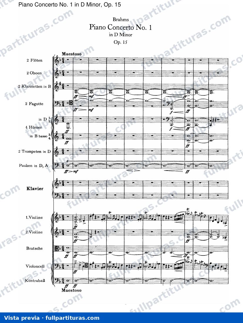 Concierto para Piano No. 1 en D menor, Op. 15: I. Maestoso — preview