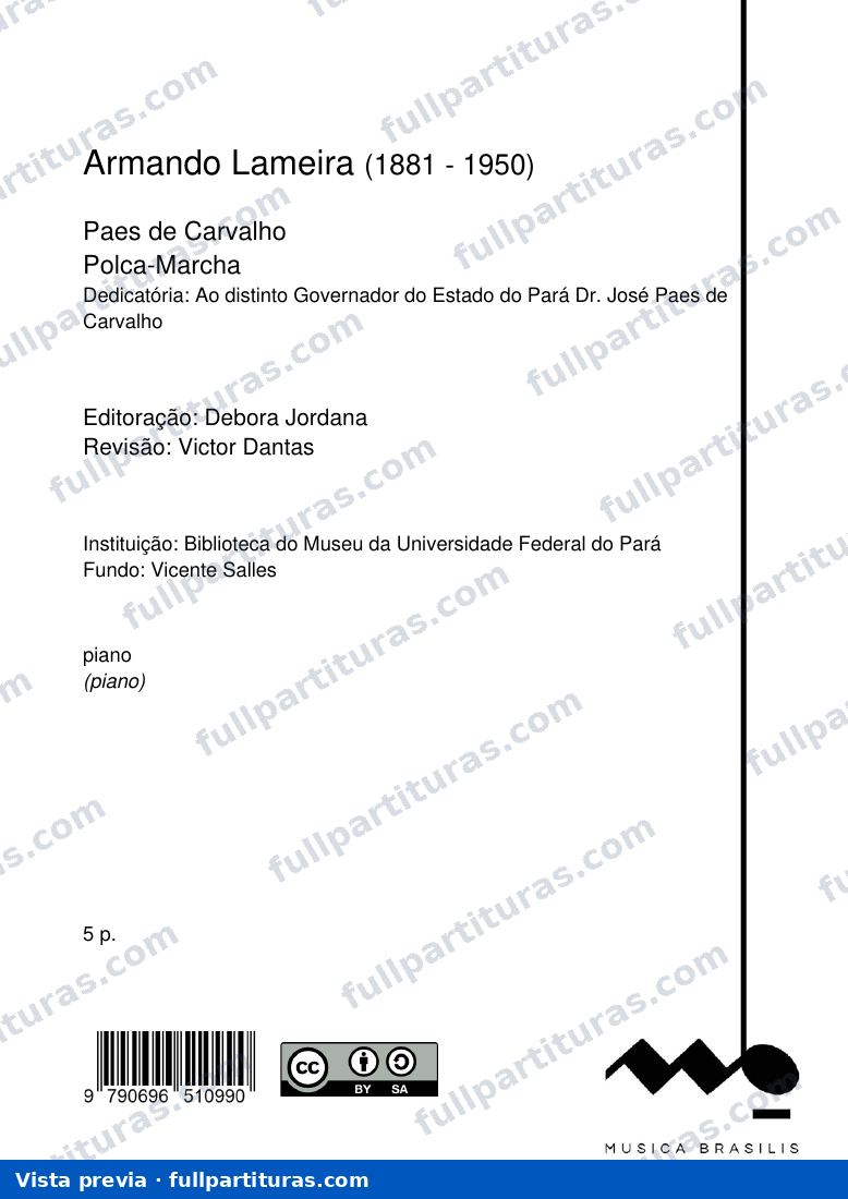 Paes de Carvalho — preview