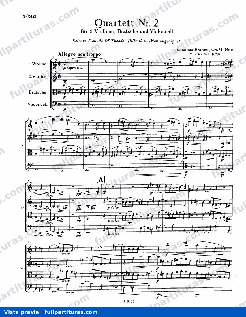Cuarteto de Cuerdas nº 2 op. 51 — preview
