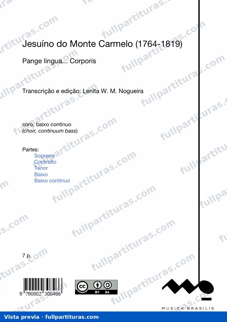 Pange lingua...corporis — preview