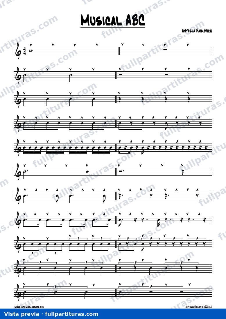 ABC ejercicios saxofón — preview