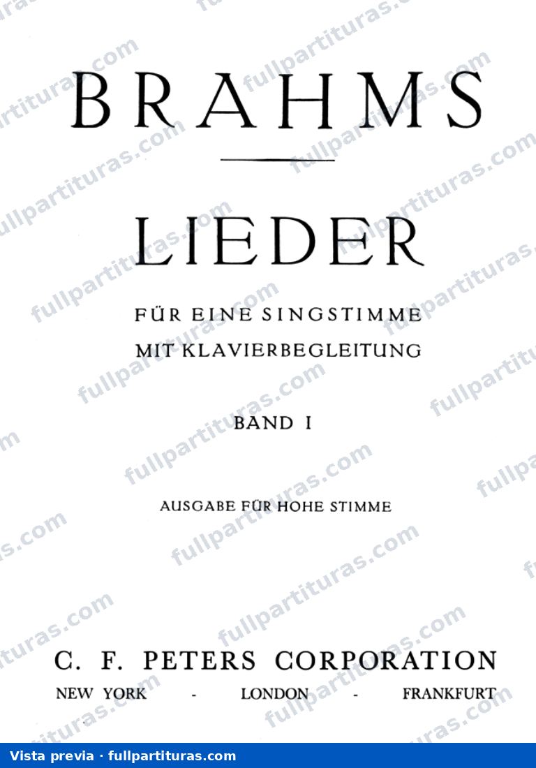Band I: Ausgabe für hohe Stimme — preview