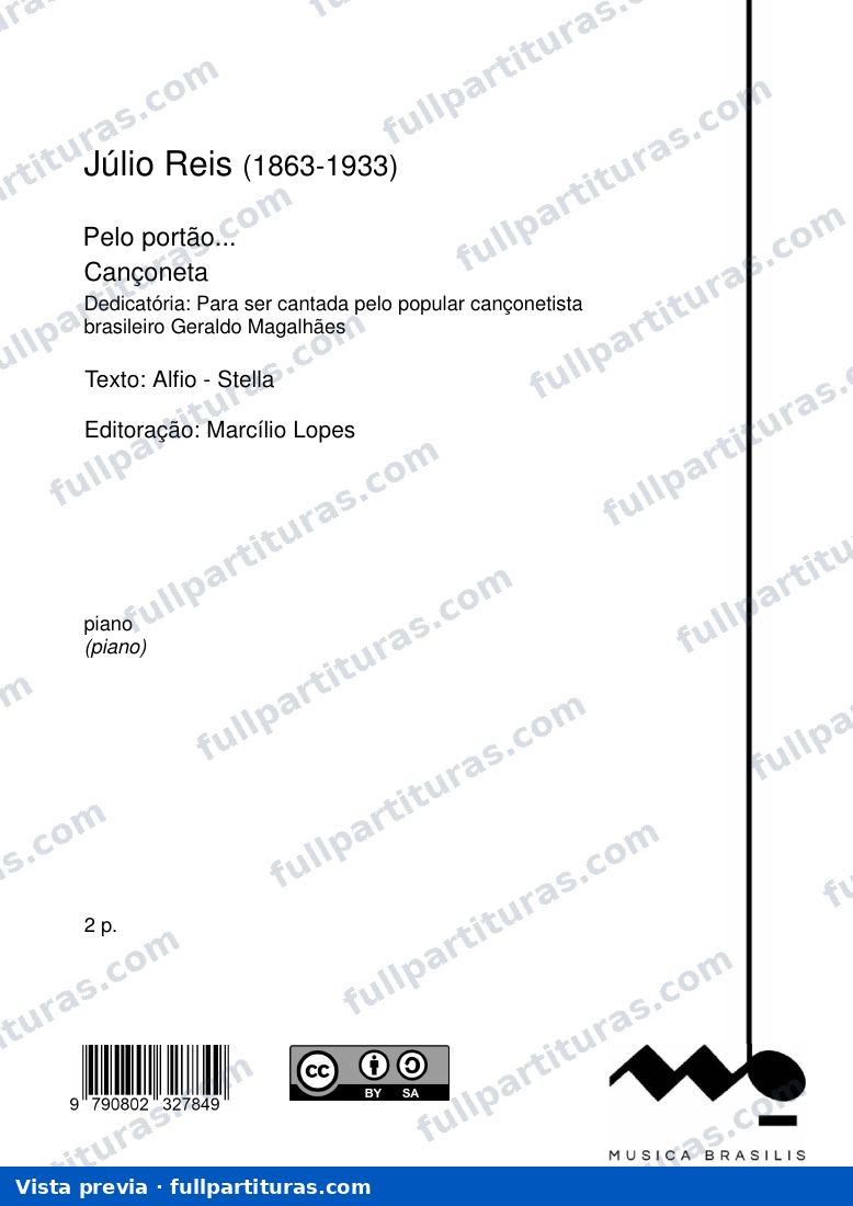 Pelo portão... — preview