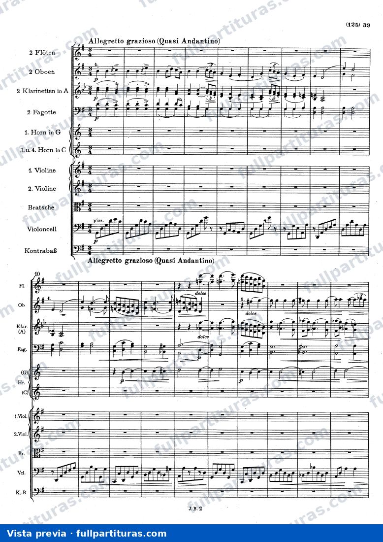 3º Allegretto grazioso — preview