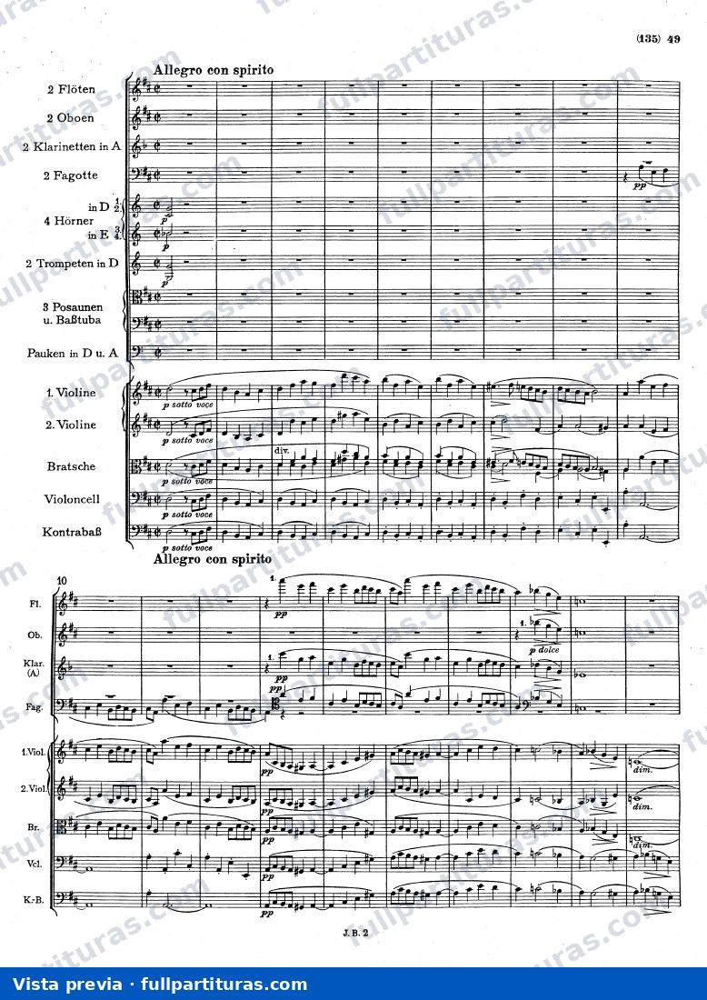 4º Allegro con spirito — preview