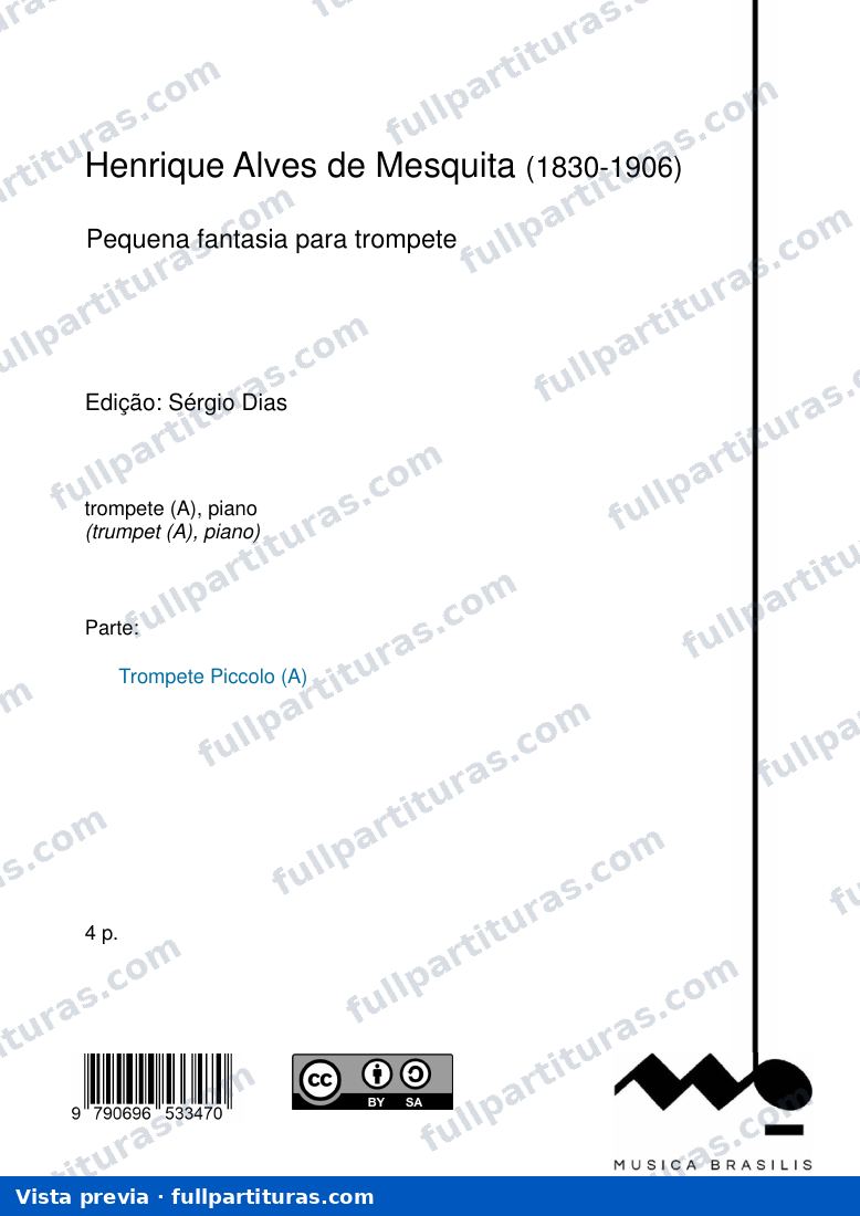Pequena Fantasia Para Trompete — preview