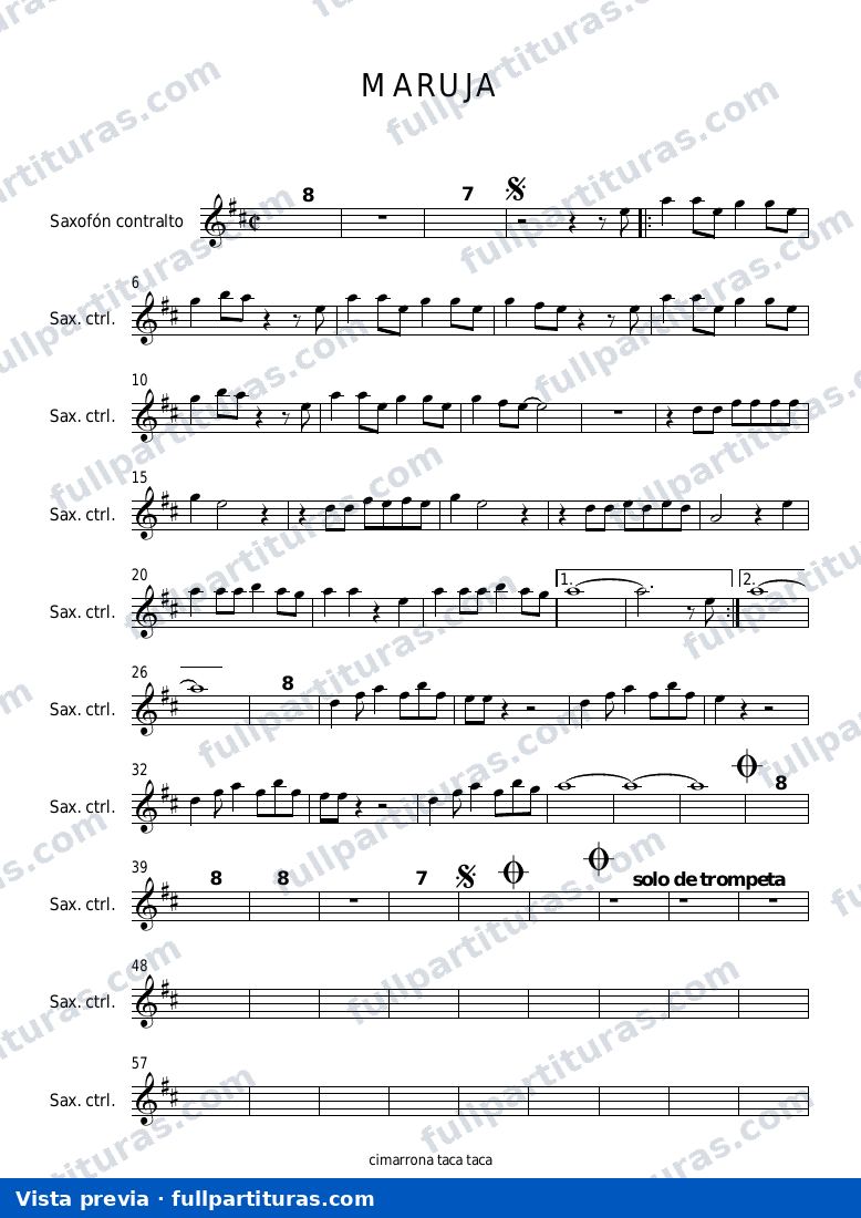 Maruja (Sax Alto) — vista previa
