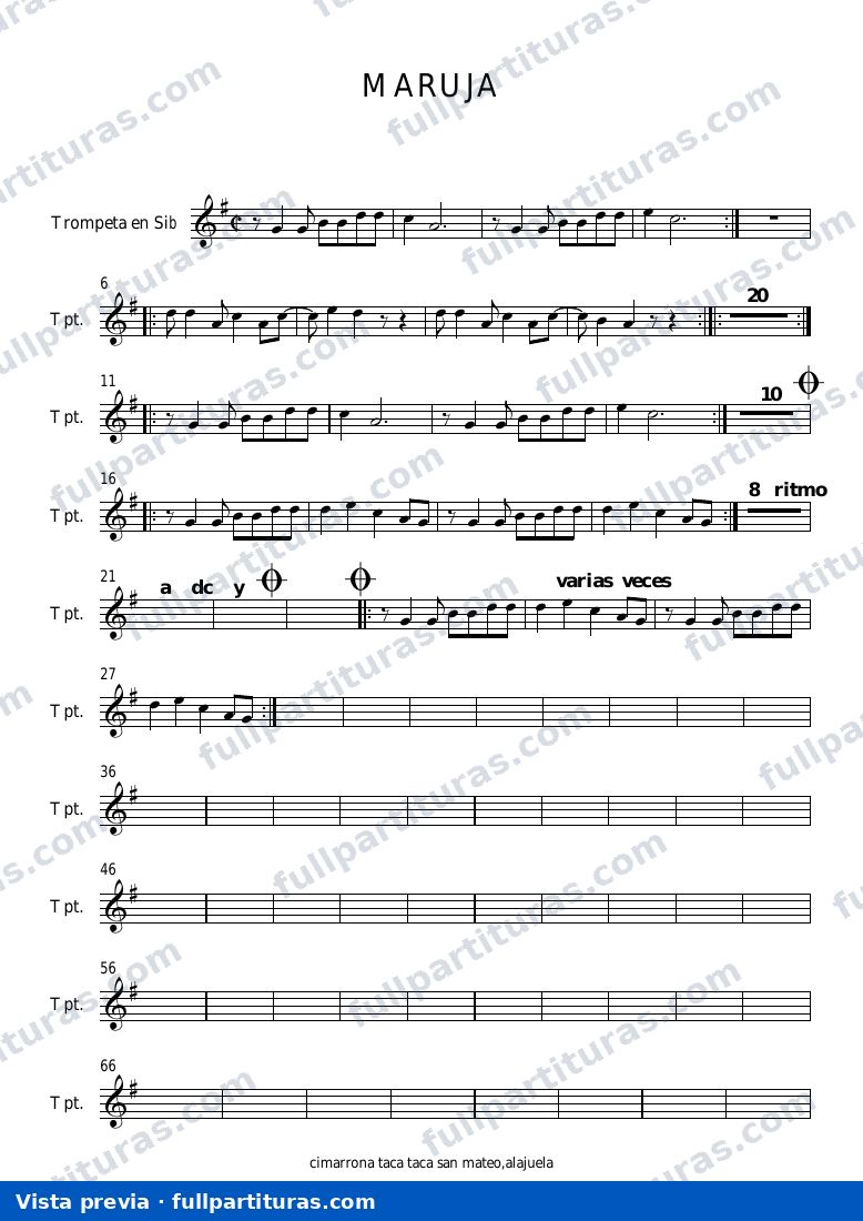 Maruja (Trompeta) — vista previa