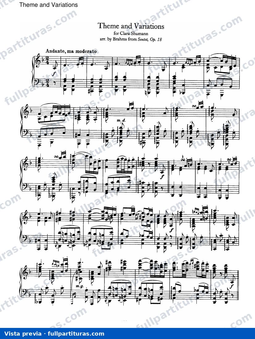 Theme and Variations — preview