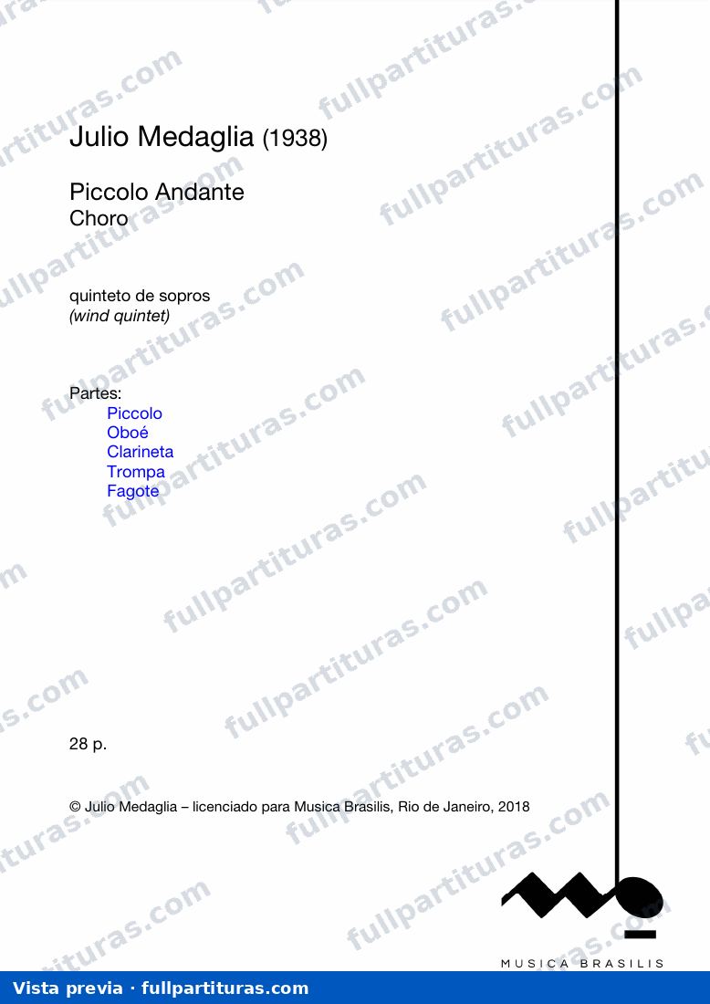 Piccolo andante — preview