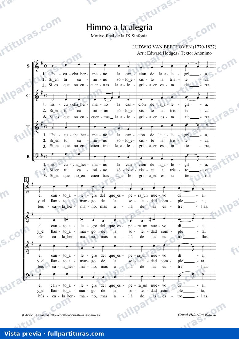 Himno a la Alegría — preview