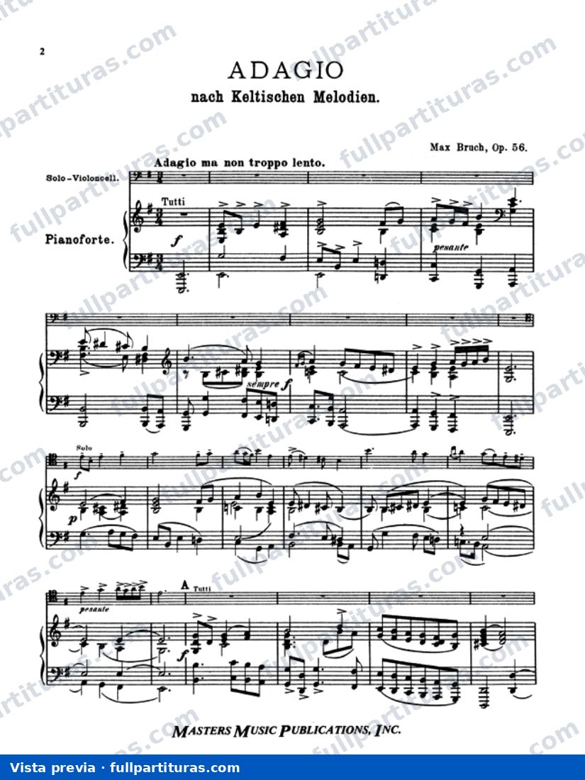 Adagio sobre Temas Celtas Op. 56 — preview