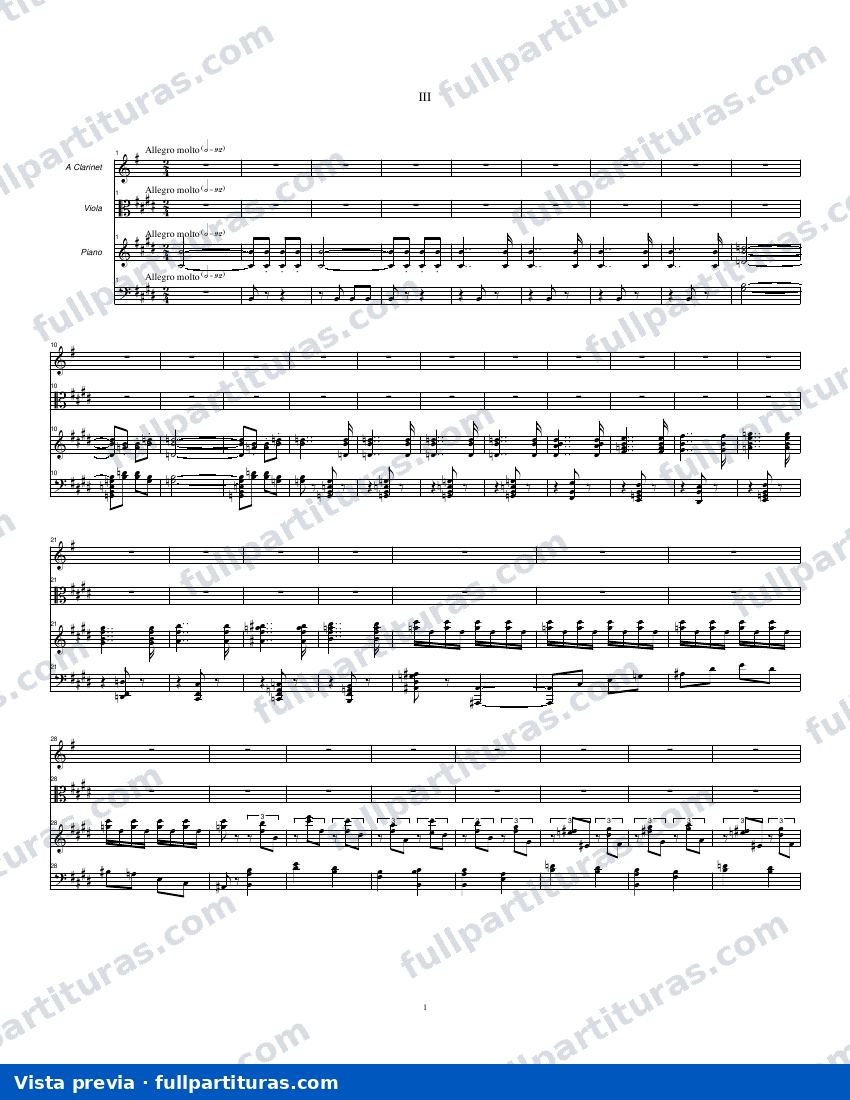 Concierto para clarinete y viola Op. 88: Movimiento 3 — preview