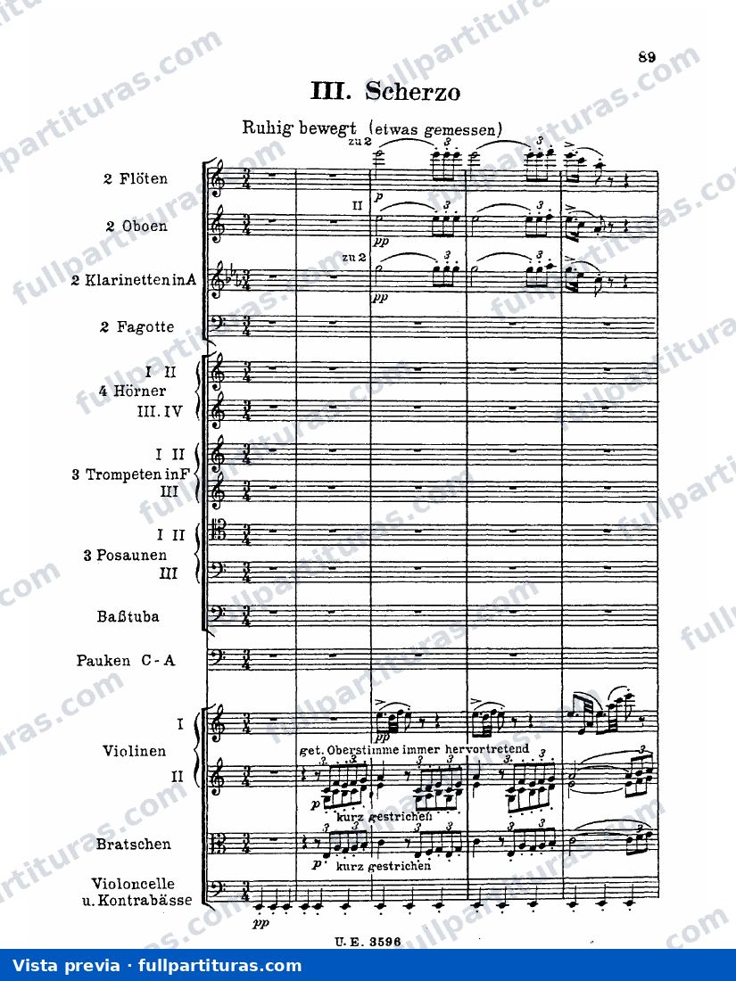 Sinfonía Nº 6 en A Mayor: 3º Movimiento - Scherzo — preview
