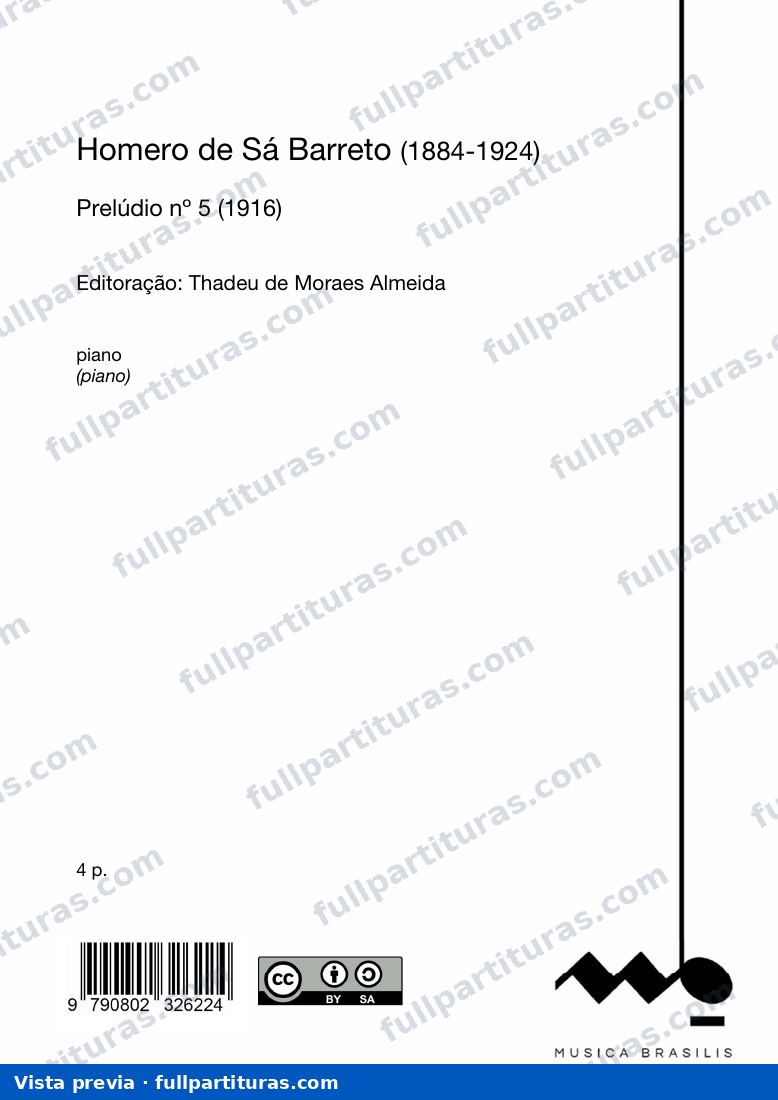 Prelúdio nº 5 — preview