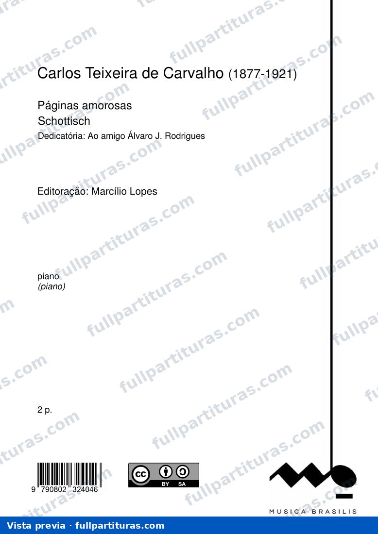 Páginas amorosas — vista previa