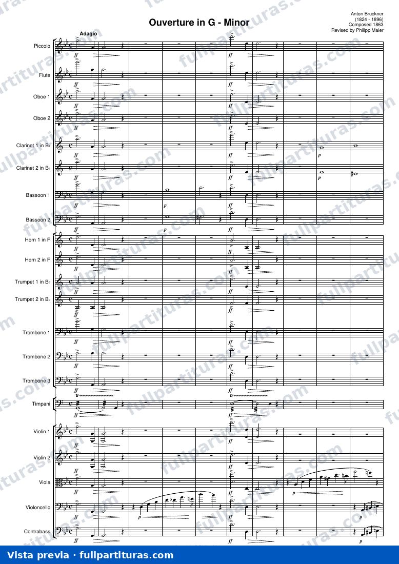 Overture en G menor — preview