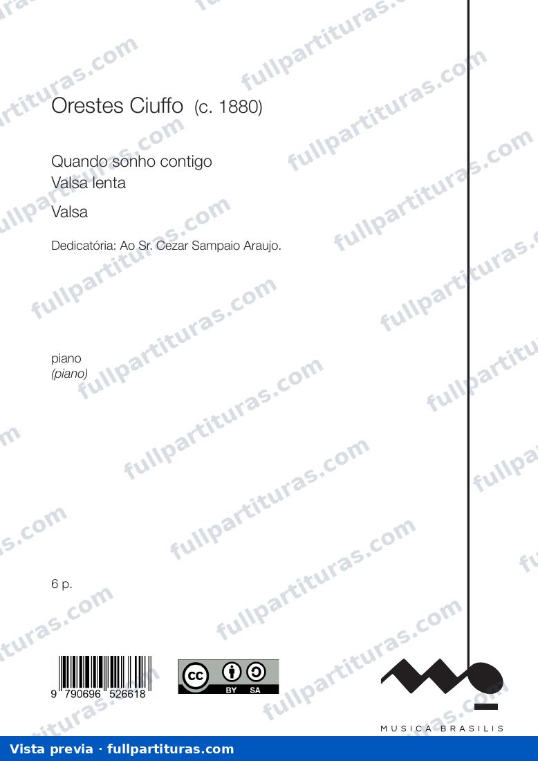 Quando sonho contigo — vista previa