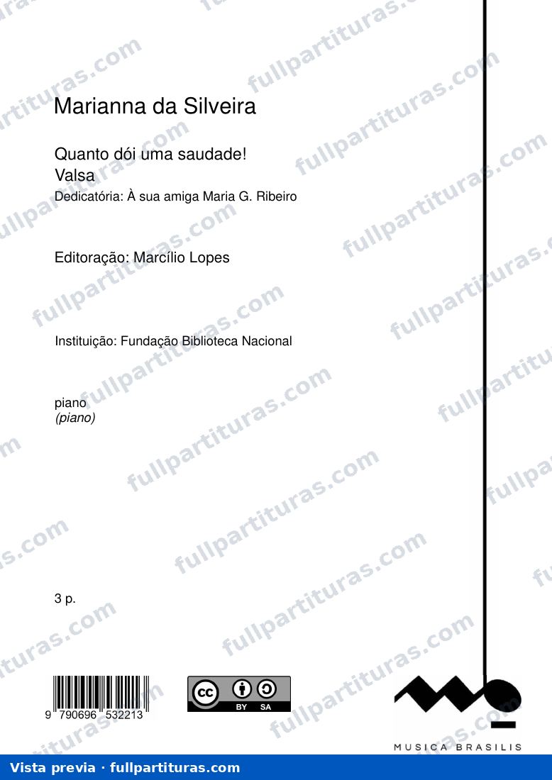 Quanto Doi Uma Saudade — preview