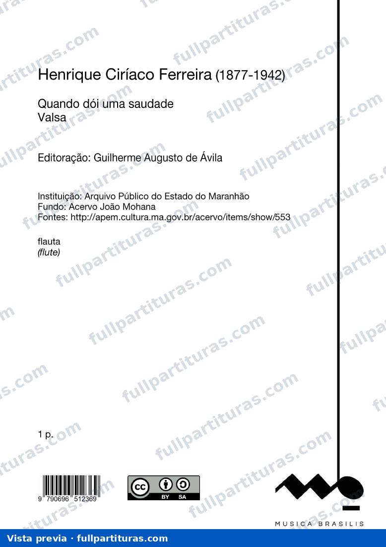 Quanto dói uma saudade — preview
